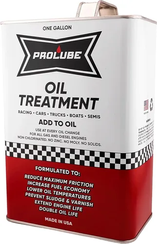Prolube Tratamiento de aceite – Aditivo de aceite de motor para motores de gas y diésel – Reduce el desgaste, el ruido y la vibración – Aumenta la