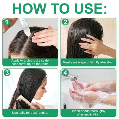 Miniatura 7 de Suero para el crecimiento del cabello roll-on con 3% de romero y redensyl, 2% AnaGain, tratamiento profesional para el crecimiento del cabello