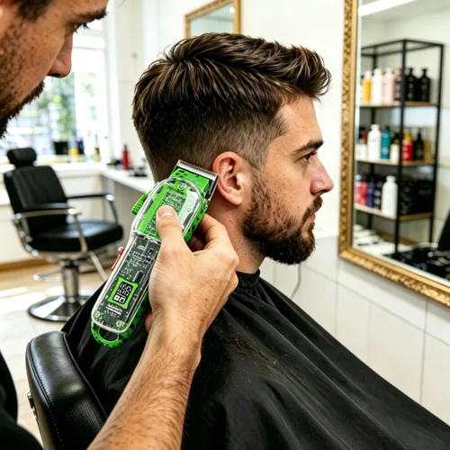 Miniatura 4 de Cortadora de pelo profesional para hombres, kit de peluquería inalámbrico para cortar y arreglar el cabello, juego de cortapelos para corte de pelo