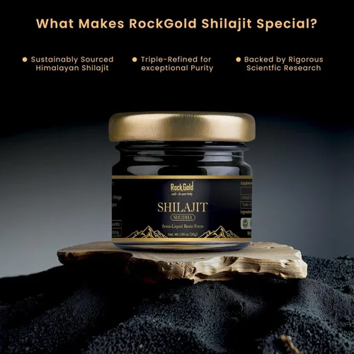Miniatura 5 de Shilajit Resina orgánica pura del Himalaya, 900 mg de resina Shilajit de grado dorado con ácido fúlvico y más de 85 oligoelementos complejos