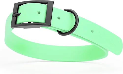 Miniatura 121 de Dogline Biothane - Collar impermeable para perro con hebilla de liberación rápida, resistente cincha de nailon recubierta con resistente y a prueba