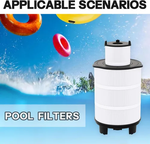 Miniatura 8 de Filtro de piscina compatible con System 3 S7M120 (exterior e interior), 25021-0200S, 25022-0201S, 1 juego