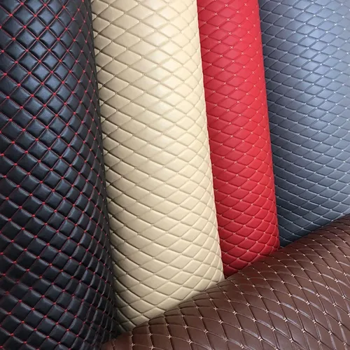 Miniatura 4 de Tela de vinilo de espuma acolchada, parte trasera de esponja gruesa de piel sintética, cabecero de tapicería para automóvil, 39 x 60 pulgadas, Gris