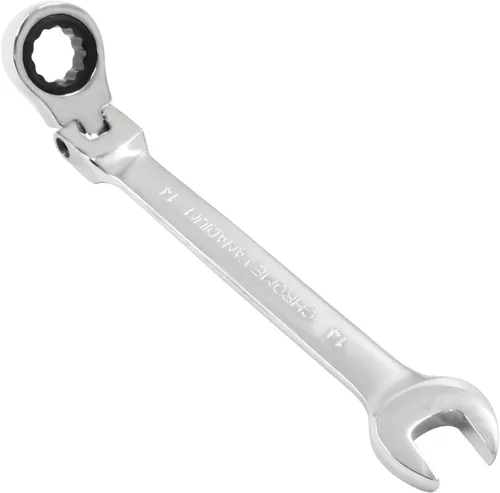 Miniatura 11 de Piutouyar Llave de trinquete de cabeza flexible de 0.394 pulgadas, llave de trinquete métrica profesional, llave combinada, herramienta de llave