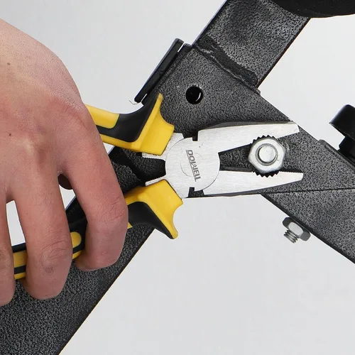 Miniatura 7 de DOWELL Alicates de Liniero - Alicates Combinados con Cortador de 6 Pulgadas, Construcción de Acero al Cromo Níquel de Servicio Pesado y Mango
