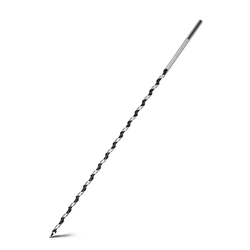Miniatura 38 de Broca helicoidal de 0.94 x 11.8 pulgadas para madera, broca helicoidal con vástago hexagonal para madera blanda, madera dura, plástico