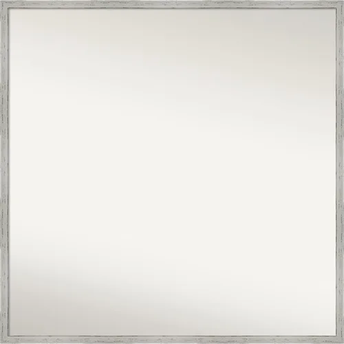 Miniatura 1030 de Amanti Art Espejo de baño blanco para sobre el fregadero, 32 x 45 pulgadas, espejo de tocador rectangular blanco esbelto, marco de madera moderno
