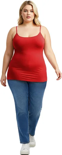 Miniatura 15 de Emmalise Camisola larga casual básica para mujer, con tirantes ajustables, top en capas