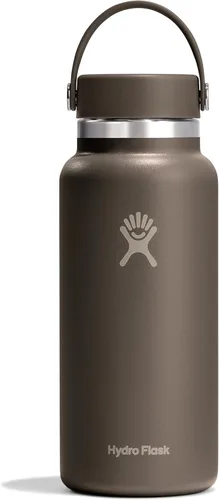 Miniatura 12 de Hydro Flask - Botella de agua de acero inoxidable aislada - Boca ancha con tapa flexible, sin derrame, a prueba de fugas y recargable de 40 oz Negro