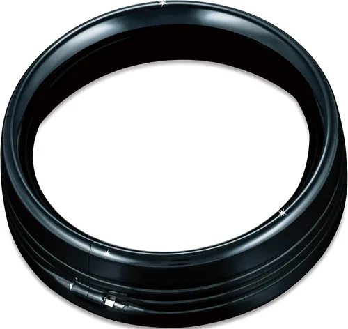 Miniatura 2 de Kuryakyn anillo de ajuste de faro de 7 pulgadas, 7 pulgadas, Negro satinado