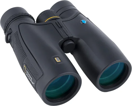 National Geographic - Prismáticos impermeables de 10 x 42 pulgadas, totalmente multicapa para adultos, con arnés para observación de aves, caza,