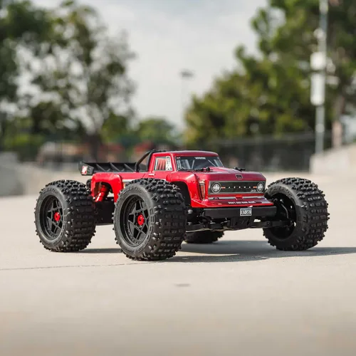Miniatura 7 de ARRMA Camión RC Outcast 4X4 4S BLX 1/10 4WD Camión de acrobacias RTR (batería y cargador no incluidos), rojo, ARA4410V2T4