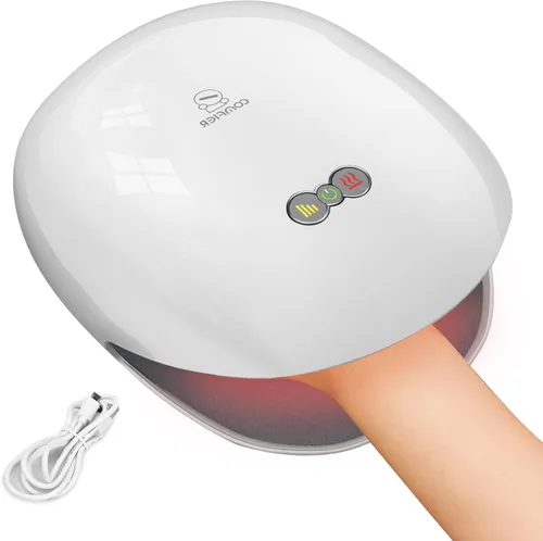 Miniatura 11 de COMFIER Masajeador inteligente de manos, control de aplicación, masaje de manos con calor y compresión, masajeador para artristis, túnel carpiano