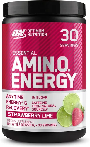 Miniatura 18 de Optimum Nutrition Amino Energy - Polvo energético para antes del entrenamiento con té verde, BCAA, aminoácidos, extracto de café verde, sabor