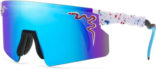 Miniatura 10 de Dos tamaños de gafas de sol para adultos y jóvenes, niños y niñas, UV400, para hombres y mujeres, para ciclismo, actividades al aire libre, Ka1