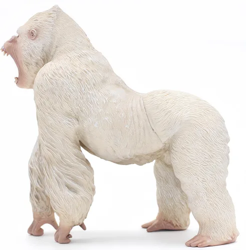 Miniatura 9 de Gorilla Toys Figura de acción Rampage Gorilla Fight Mode Gorilla Ape Figuras sólidas de animales salvajes para juegos de rol, juguete para contar