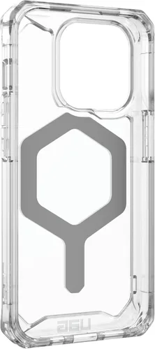 Miniatura 8 de URBAN ARMOR GEAR UAG - Funda compatible con iPhone 15 Pro de 6.1 pulgadas, imán integrado Plyo Ice/Silver compatible con carga MagSafe, resistente
