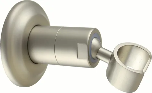 Miniatura 7 de High Sierra® - Soporte de pared de metal sólido para cabezales de ducha de mano - Acabado dorado cepillado