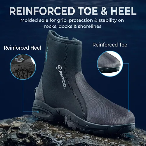 Miniatura 4 de Phantom Aquatics Rapido - Botas de buceo con suela dura de 0.256 in