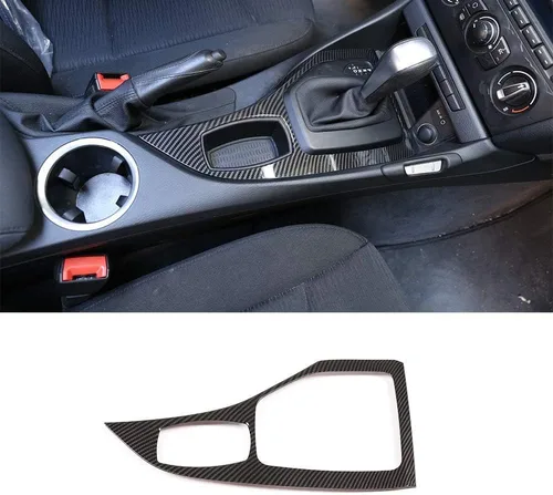 Miniatura 9 de YIWANG Cubierta de panel de decoración de palanca de cambios de consola central de ABS cromada para BMW X1 E84 2013-2015 Accesorios para automóvil