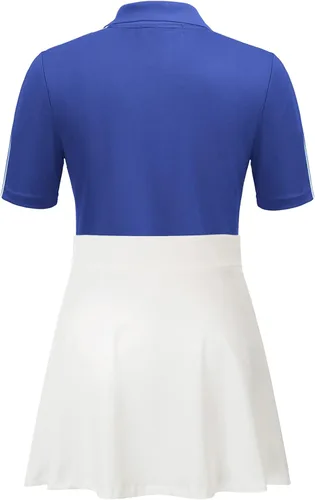Miniatura 4 de JACK SMITH Conjunto de camisa de golf para mujer, 2 piezas, sin mangas, plisada, de secado rápido, con bolsillos, para atletismo, S-XXL