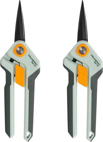 Miniatura 6 de PrunePro Tijeras de jardín Tijeras de podar afiladas de acero inoxidable antiadherente con revestimiento de teflón para cortes precisos, corte