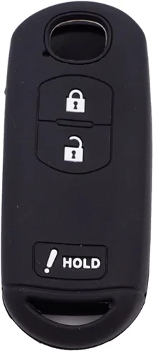 Miniatura 11 de Funda para llave de coche para Mazda 2/3/5/6 CX-3 CX-5 CX-7 CX-9 Miata MX5 2018-2020, funda de silicona para llave remota de 2/3/4 botones