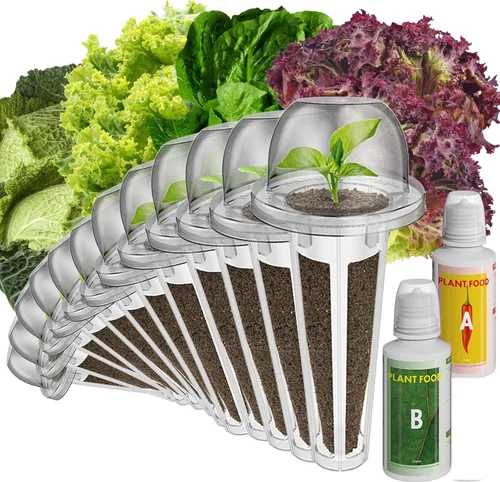 Miniatura 7 de Kit de semillas de frutas Inbloom para AeroGarden, Ahopegarden, GARDENCUBE, MUFGA, sistema de cultivo hidropónico iDoo, 7 cápsulas