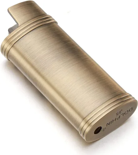 Miniatura 3 de Ambrogio.L Funda para encendedor Mini BIC J5, bronce + plateado + dorado (3 piezas)