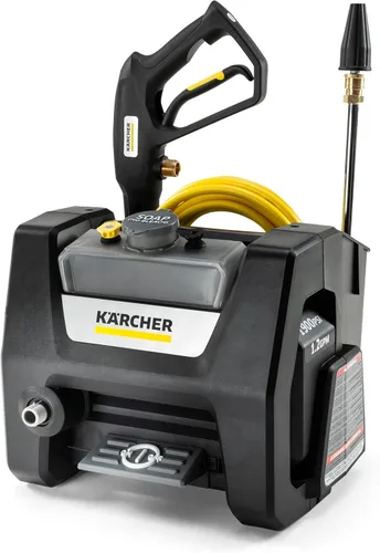 Miniatura 10 de Kärcher K1800PS Cube - Hidrolavadora, certificada por CETA, 3 boquillas de pulverización, con depósito de detergente, para automóviles, entradas