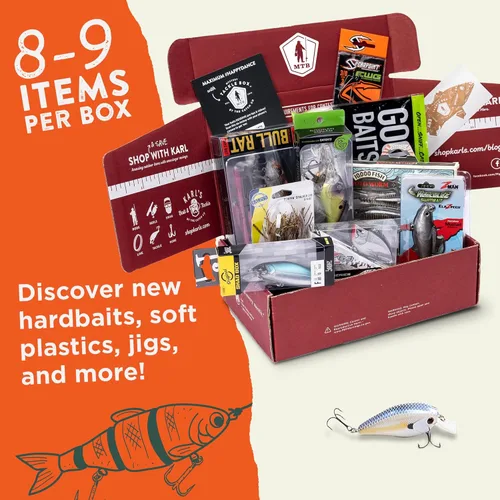 Miniatura 3 de Catch Co Mystery Tackle Box Freshwater Catch All Fishing Kit Bass Trout Crappie Bluegill Perch Sunfish Catfish