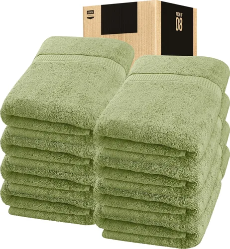Miniatura 32 de Utopia Towels - Toalla de baño gigante, 2 unidades, 17.69 oz/yd2 (600 gsm), 100% algodón hilado en anillo, altamente absorbentes y de secado rápido