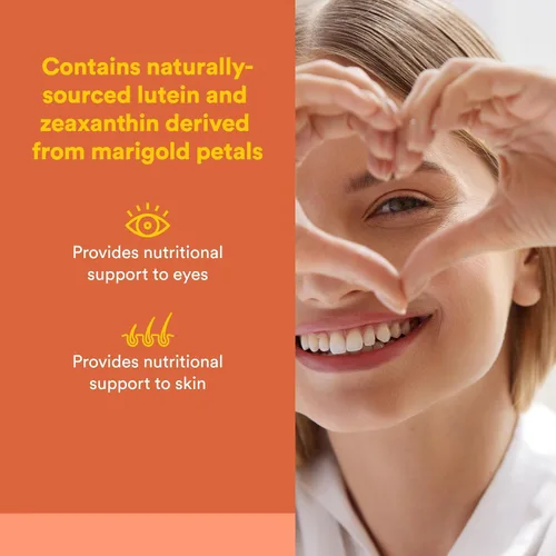 Miniatura 2 de Natural Factors - Luteína 20 mg, antioxidante natural para apoyar la salud ocular, 30 geles blandos