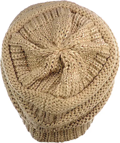 Miniatura 251 de C.C Trendy Warm Chunky Soft Stretch Cable Knit Beanie