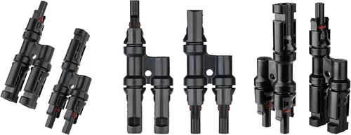 Miniatura 6 de HQST Conector de rama solar Y en par MMF+FFM para conexión paralela entre paneles solares (5 pares)