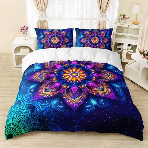 Miniatura 12 de AILONEN Juego de ropa de cama de mariposas en blanco y negro tamaño King, juego de funda de edredón con estampado de estilo en relieve de lujo