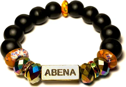 Miniatura 48 de Pulseras africanas tradicionales con nombre nacido en el día para mujeres de Ghana, materiales naturales, ajuste cómodo y holgado