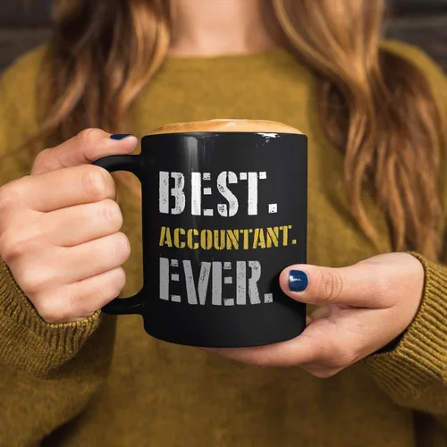 Miniatura 4 de Best Accountant Ever - Taza de regalo divertida y única, regalo para compañeros de trabajo, regalo para miembros de la familia, regalos