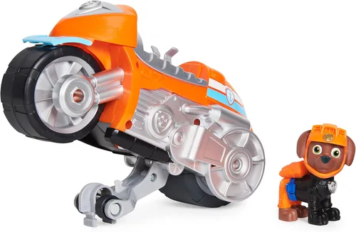 Miniatura 11 de Paw Patrol, Moto Pups Deluxe de Skye, vehículo de motocicleta de tracción que hace piruetas y figura de juguete