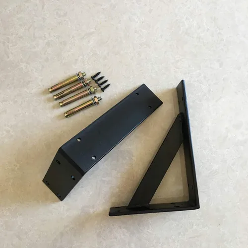 Miniatura 4 de Soportes flotantes de metal para estante de pared de hierro triangular, soporte para estante de muebles, lavabo de pared, soporte para estante