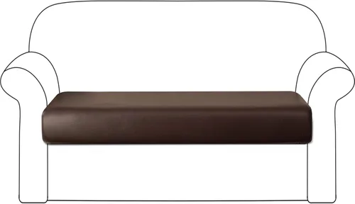 Miniatura 19 de Funda de cojín elástica para sofá, funda de cojín de punto para asiento de caravana, protector de muebles reversible en sala de estar