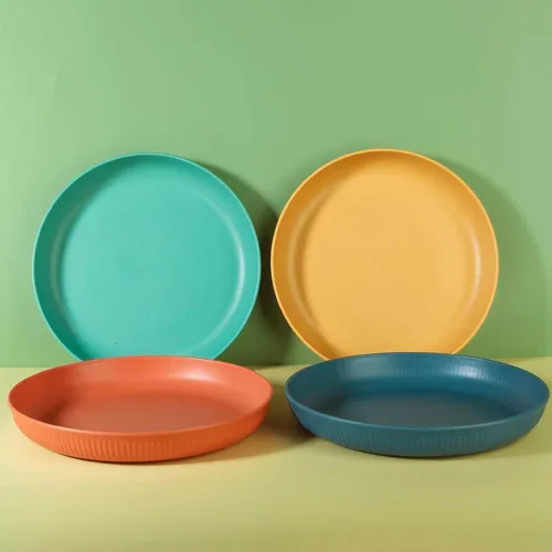 Miniatura 9 de LRUUIDDE Tazones Irrompibles para Cereales de 24 oz - Juego de Tazones Ligeros Reutilizables de Fibra de Paja de Trigo - Seguros para Lavavajillas