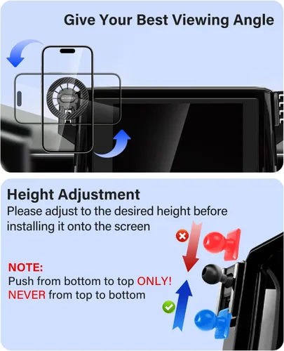 Miniatura 9 de SKYLOTEC Soporte de teléfono de coche para BMW Serie 5 i5 530i 540i xDrive eDrive40 M60 2024 2025 2026 Accesorios Soporte magnético para teléfono
