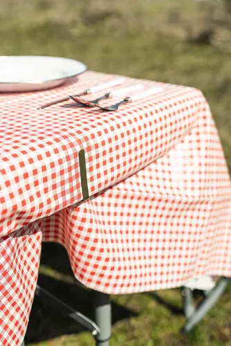 Miniatura 3 de Stansport Paquete combinado de manteles de picnic con abrazaderas