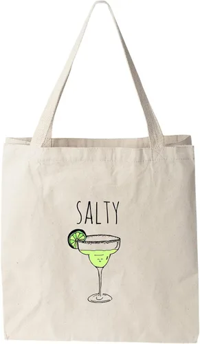 Miniatura 22 de Moonlight Makers 100% Cotton Canvas, Natural Tote Bag, Full-Color Tote, Funny Design - Beverage