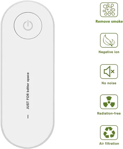 Miniatura 2 de Pure Air - 2 unidades - Purificador de aire enchufable, mini purificador de aire portátil para el hogar y más adecuado para dormitorios, inodoros