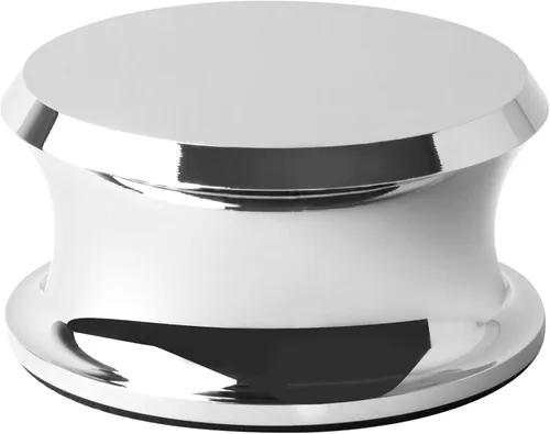 Miniatura 8 de Hudson Hi-Fi SmallBen - Estabilizador de peso con almohadilla protectora de cuero, peso de vinilo de 9 onzas, estabilizador LP duradero y elegante
