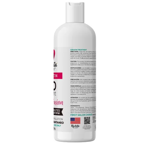 Miniatura 5 de Kit de queratina brasileña 3D FORMULA MEJORADA Tratamiento Plisadores de Cabello Hight Bright Kachita Spell + Champú Clarify