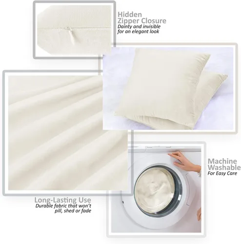 Miniatura 3 de Nestl Bedding - Fundas para cojines Blanco roto