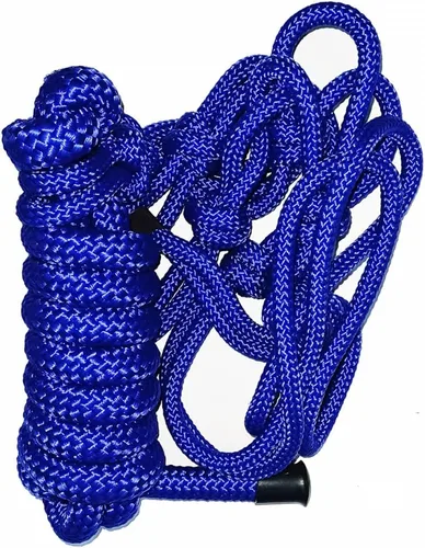 Miniatura 2 de Saddlesworld Cabestro de entrenamiento de cuerda para caballos con cuerda